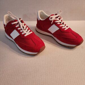 Steve Madden Women's Red/White Sneakers